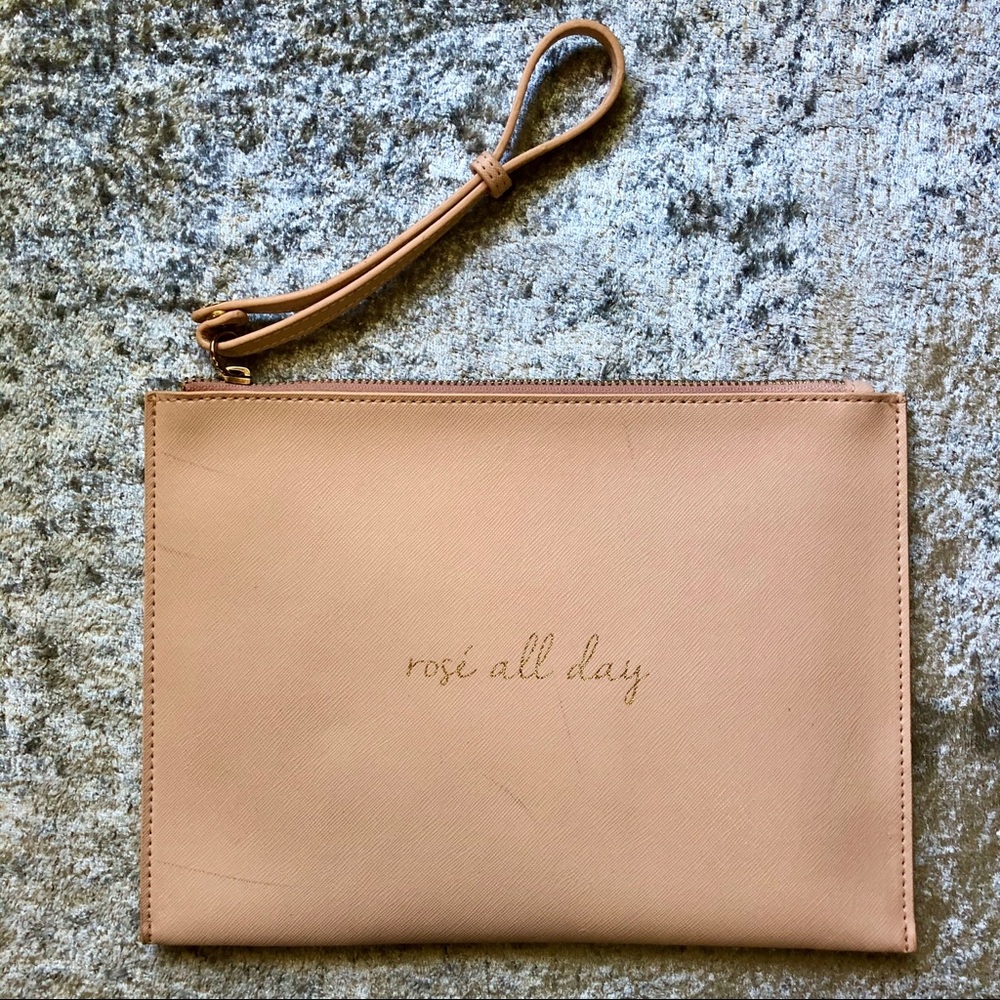 NY&C Baby Pink “Rosè All Day” Clutch